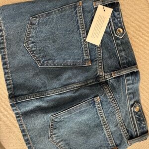 Aritzia Denim Forum Mini skirt